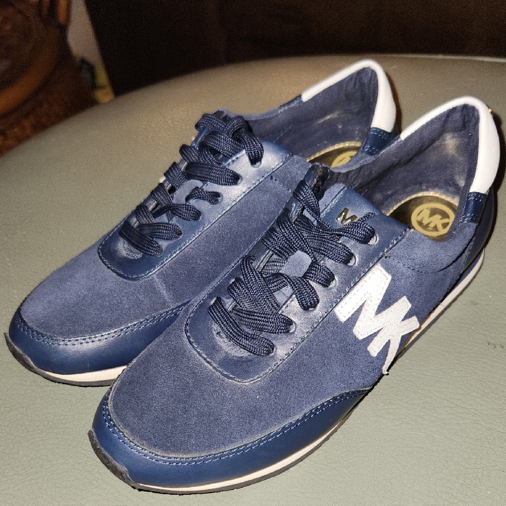 Michael Kors Leather Tennis Shoes.